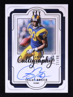 Isaac Bruce 2024 Panini National Treasures Canton Calligraphy #10 #27/99 at PristineAuction.com