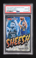 Stephen Curry 2023-24 Hoops Premium Stock Sheesh Premium #5 (PSA 10) at PristineAuction.com