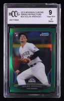 Nolan Arenado 2013 Bowman Chrome Green Refractors #24 RC (BCCG 9) at PristineAuction.com