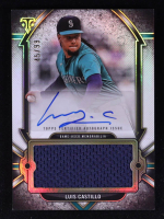Luis Castillo 2024 Topps Triple Threads Autograph Single Jumbo Relics #AJRLC #45/99 at PristineAuction.com