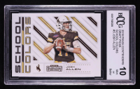 Josh Allen 2018 Panini Contenders Draft Picks School Colors #3 RC (BCCG 10) at PristineAuction.com