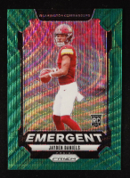 Jayden Daniels2024 Panini Prizm Emergent Prizms Green Wave #2 RC at PristineAuction.com