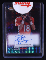 Peyton Manning 2024 Finest Flashback Autographs Oil Spill Geometric Refractors #FBAPM #07/10 at PristineAuction.com