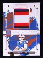Josh Allen 2024 Panini Impeccable Immense Patches Silver #14 #11/25 at PristineAuction.com