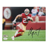 Christian McCaffrey Signed 49ers 8x10 Photo (JSA) at PristineAuction.com