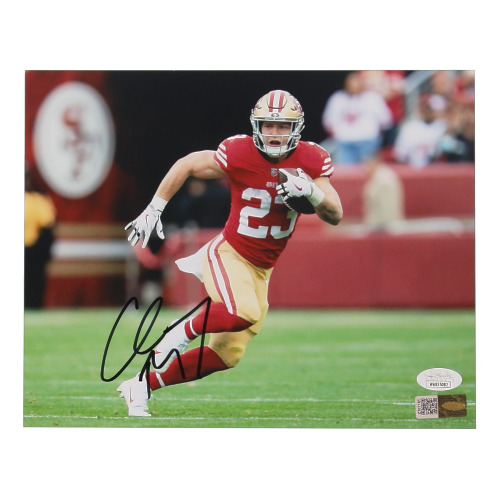 Christian McCaffrey Signed 49ers 8x10 Photo (JSA) at PristineAuction.com