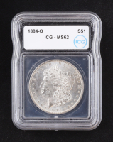 1884-O Morgan Silver Dollar (ICG MS62) at PristineAuction.com