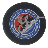 Bobby Clarke Signed Hall of Fame Logo Hockey Puck (Beckett) at PristineAuction.com