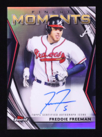 Freddie Freeman 2021 Finest Moments Autographs Refractors #FMAFF at PristineAuction.com