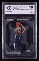 Victor Wembanyama 2023-24 Panini Prizm Emergent #12 RC (BCCG 10) at PristineAuction.com