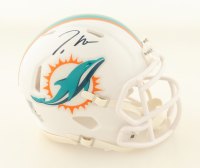 Jaylen Waddle Signed Dolphins Speed Mini Helmet (JSA & PIA) at PristineAuction.com