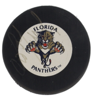 Scott Mellanby Signed Panthers Logo Hockey Puck (Beckett) at PristineAuction.com