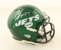CJ Mosely Signed Jets Speed Mini Helmet (JSA & PIA) at PristineAuction.com