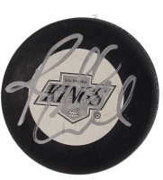 Russ Courtnall Signed Kings Logo Hockey Puck (Beckett) at PristineAuction.com