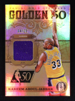 Kareem Abdul-Jabbar 2011-12 Panini Gold Standard Golden 50 Materials #4 #04/25 at PristineAuction.com