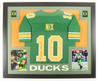 Bo Nix Signed Custom Framed Jersey Display (Beckett) at PristineAuction.com