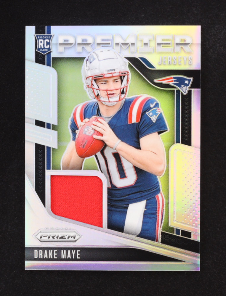 Drake Maye 2024 Panini Prizm Premier Jerseys #6 RC