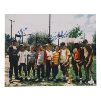 The Sandlot | 11x14 Photo Cast-Signed by (5) with Tom Guiry, Marty York (JSA) at PristineAuction.com