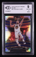 Stephen Curry 2019-20 Select Prizms Silver #91 (BCCG 9) at PristineAuction.com