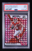 Patrick Mahomes II 2020 Panini Mosaic Mosaic Camo Pink #297 MVP (PSA 9) at PristineAuction.com
