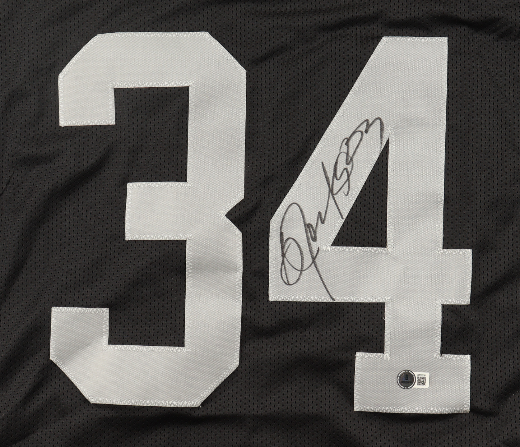 Bo Jackson Signed Jersey (Beckett) at PristineAuction.com Bo Jackson Signed Jersey (Beckett) at PristineAuction.com