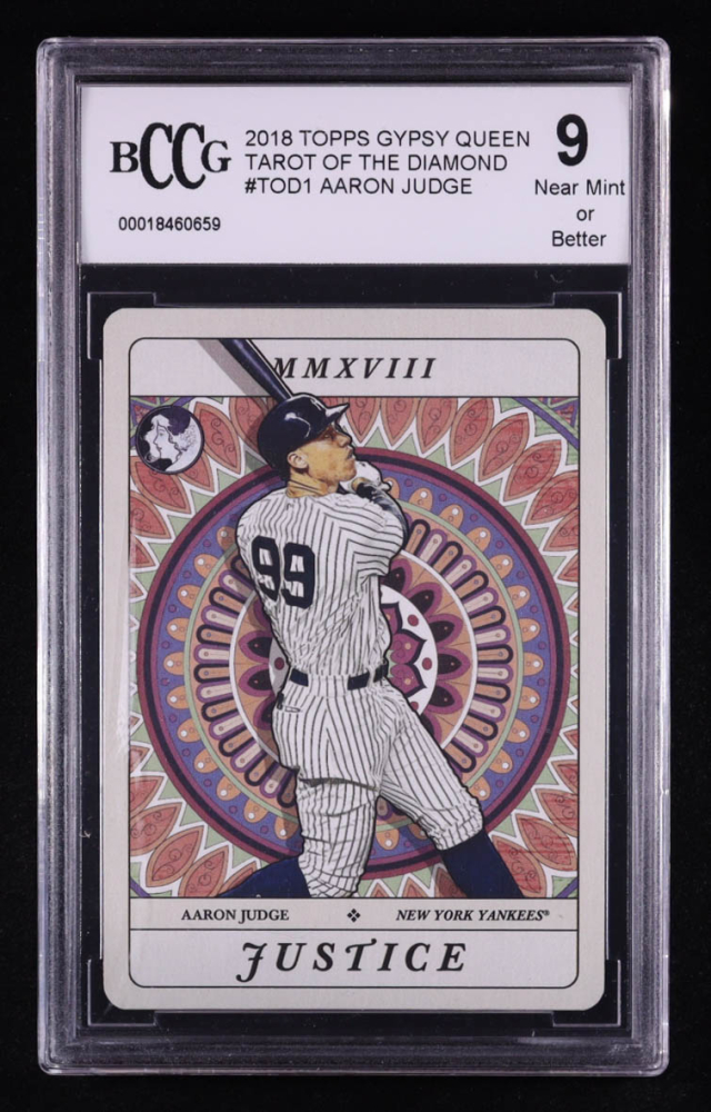 Aaron Judge 2018 Topps Gypsy Queen Tarot of the Diamond #TOD1 (BCCG 9)