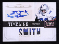 Emmitt Smith 2011 Playoff National Treasures Timeline Materials Signature Custom Names #3 #18/22 at PristineAuction.com