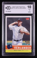 Justin Verlander 2006 Fleer Tradition #173 RC (BCCG 10) at PristineAuction.com