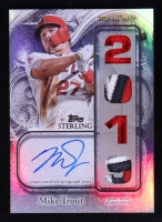 Mike Trout 2025 Topps Sterling Sterling Awards Autograph Relics Silver #SAMT #1/1 at PristineAuction.com