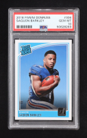 Saquon Barkley 2018 Panini Donruss RR #306 RC (PSA 10) at PristineAuction.com