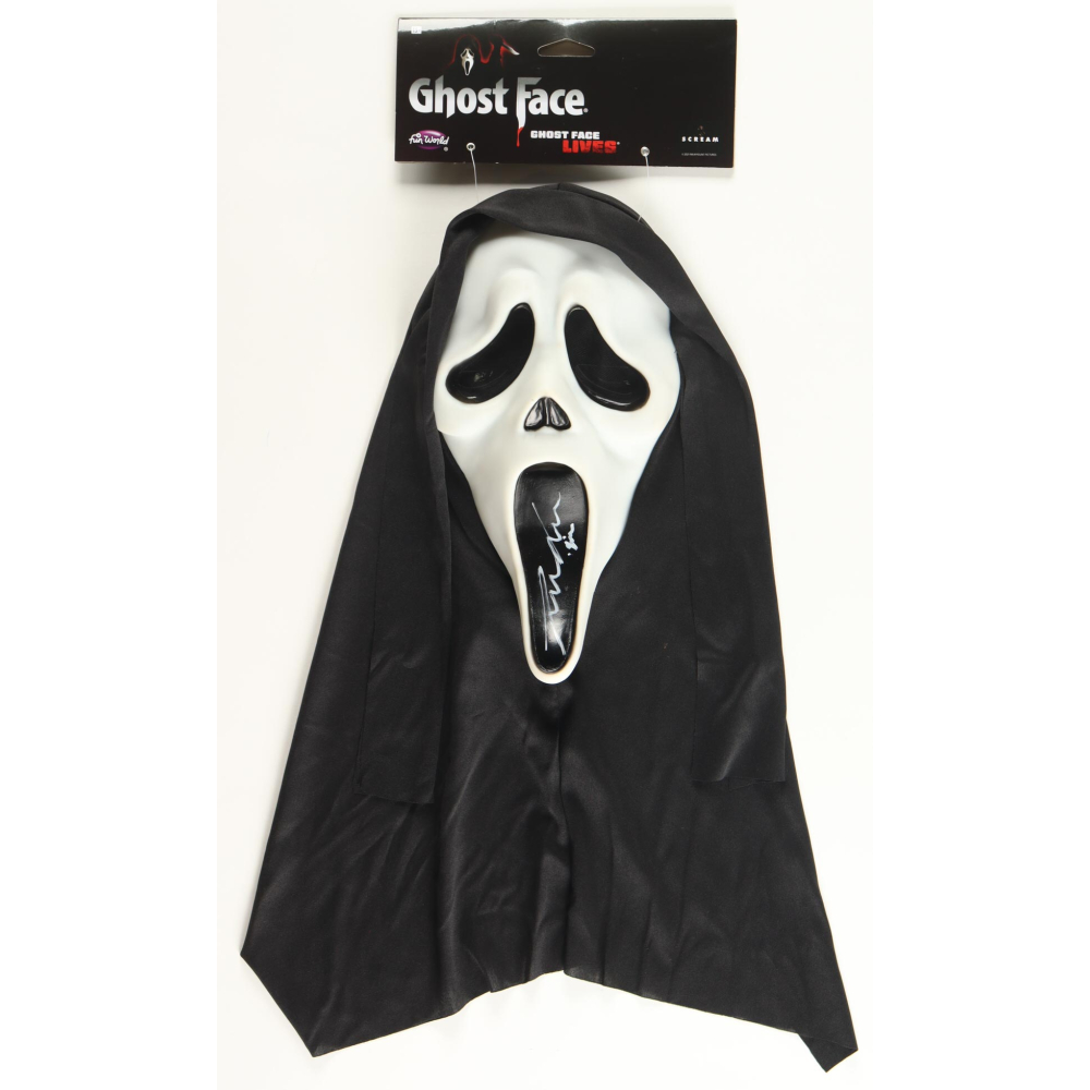 Liana Liberato Signed "Scream" Ghostface Mask Inscribed "Quinn" (JSA) at PristineAuction.com