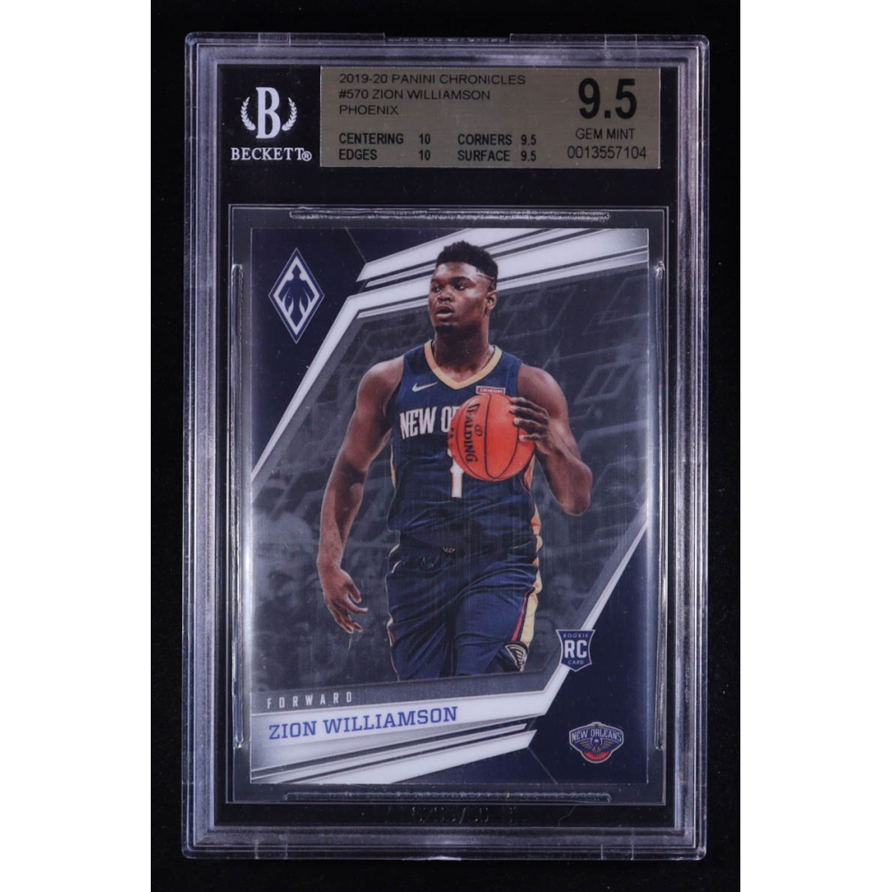 Zion Williamson 2019-20 Panini Chronicles Phoenix #570 RC (BGS 9.5) at PristineAuction.com
