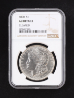 1890 Morgan Silver Dollar (NGC AU Details) at PristineAuction.com