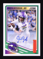 Justin Jefferson 2025 Score Signatures #230 at PristineAuction.com