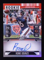 Rome Odunze 2024 Panini Contenders Optic Red #104 Autograph RC #83/175 at PristineAuction.com