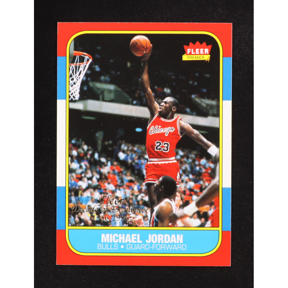 Michael Jordan 1996-97 Fleer Decade of Excellence #4 at PristineAuction.com