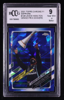 Lewis Hamilton 2021 Topps Chrome Sapphire Formula 1 #148 / Grand Prix Winners (BCCG 9) at PristineAuction.com