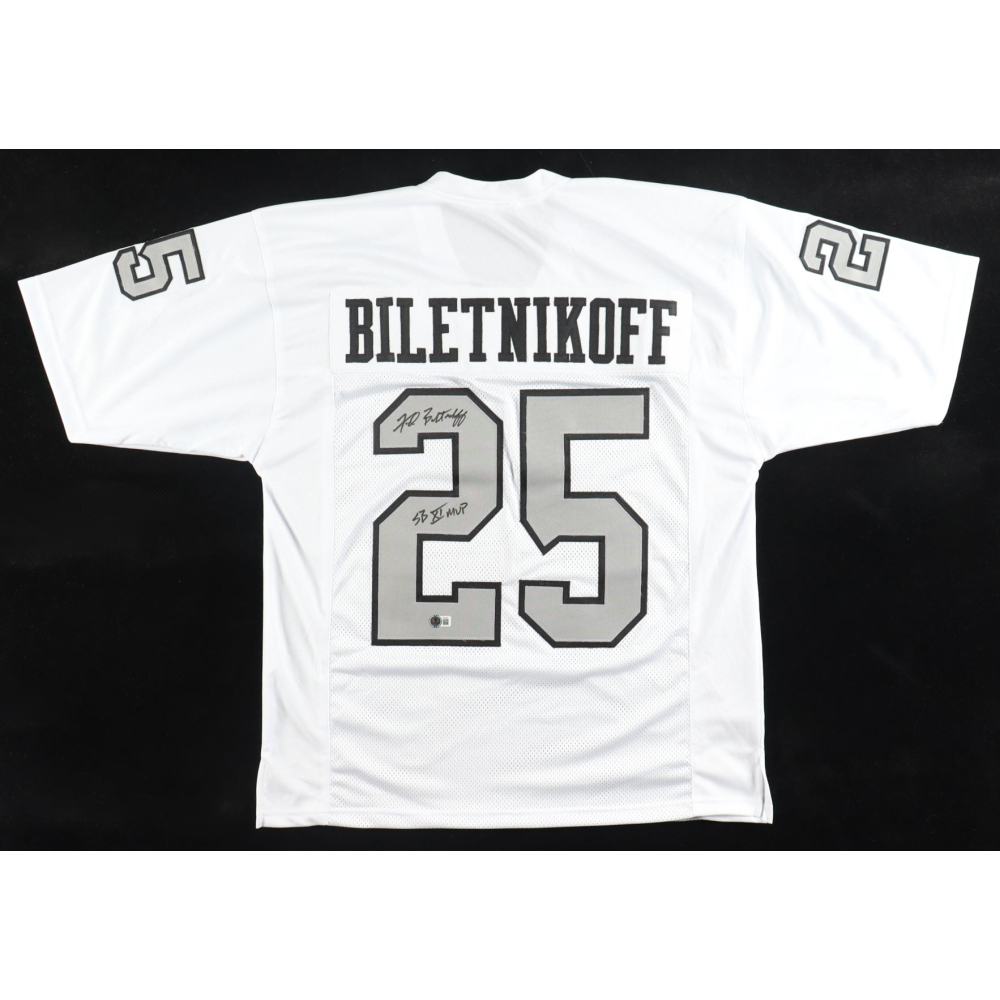 Fred Biletnikoff Signed Jersey Inscribed "SB XI MVP" (Beckett) at PristineAuction.com