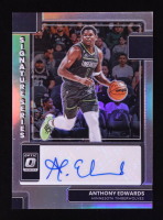 Anthony Edwards 2022-23 Donruss Optic Signature Series Holo #61 at PristineAuction.com