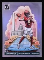 Jayden Daniels 2024 Donruss Downtown #16 RC at PristineAuction.com