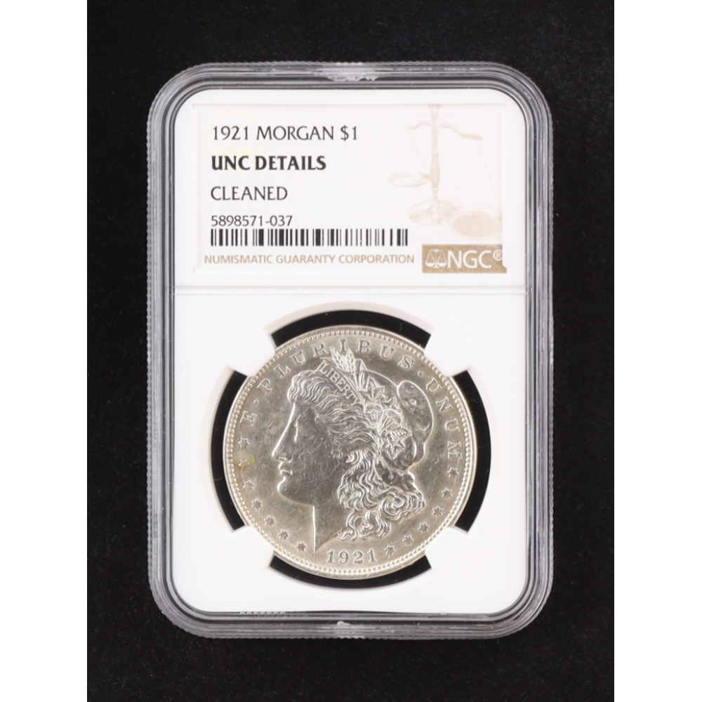 1921 Morgan Silver Dollar (NGC UNC Details) at PristineAuction.com