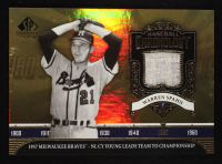 Warren Spahn 2006 SP Legendary Cuts Baseball Chronology Materials Jsy #WS at PristineAuction.com