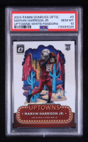 Marvin Harrison Jr. 2024 Donruss Optic Uptowns White Pandora #5 #15/25 RC (PSA 10) at PristineAuction.com