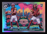 Jayden Daniels / Terry McLaurin 2024 Donruss Optic Downtown Duos #11 RC at PristineAuction.com