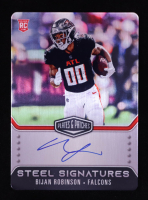 Bijan Robinson 2023 Panini Plates and Patches Rookie Steel Signatures #3 RC #135/300 at PristineAuction.com