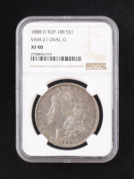 1888-O Morgan Silver Dollar - OVAL 'O' TOP-100 VAM-21 (NGC XF40) at PristineAuction.com