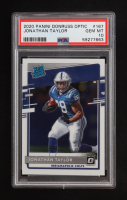 Jonathan Taylor 2020 Donruss Optic #167 RR RC (PSA 10) at PristineAuction.com
