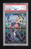 Michael Penix Jr. 2024 Panini Prizm Prizmatic Prizms Green #10 RC (PSA 10) at PristineAuction.com