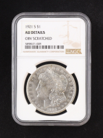 1921-S Morgan Silver Dollar (NGC AU Details) at PristineAuction.com