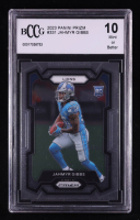 Jahmyr Gibbs 2023 Panini Prizm #331 RC (BCCG 10) at PristineAuction.com